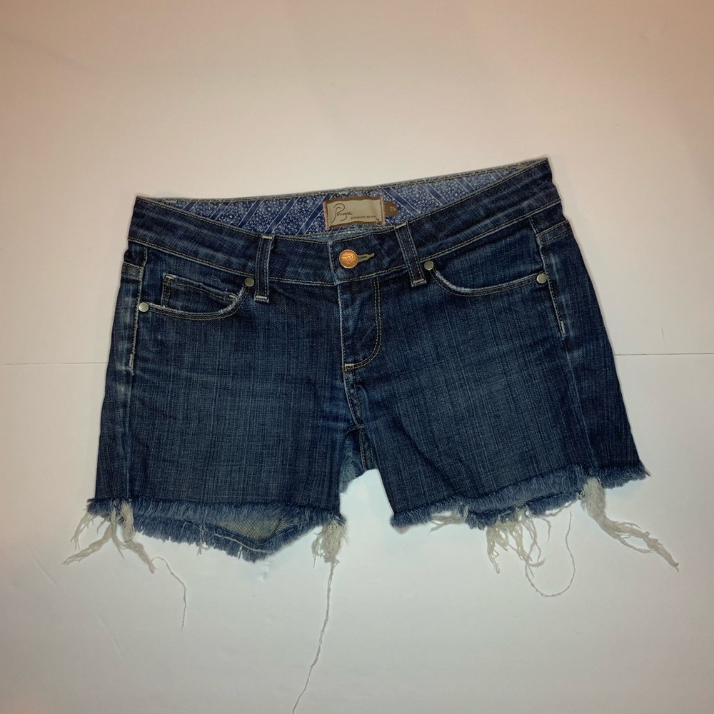 Paige Premium Denim Jeans Distressed Shorts